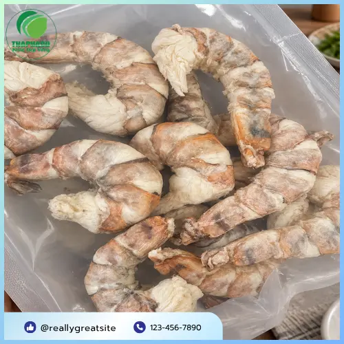 Quy trình sản xuất tôm sấy thăng hoa hiện đại