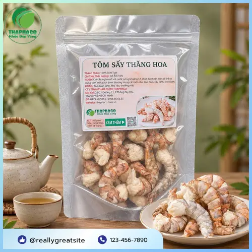 Quy trình sản xuất tôm sấy thăng hoa khép kín