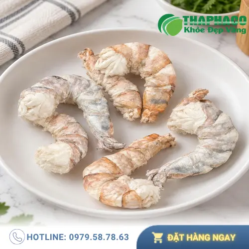Món ăn chế biến từ tôm sấy thăng hoa