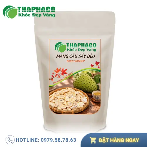 Mãng cầu sấy dẻo thơm ngon giữ trọn vị tự nhiên