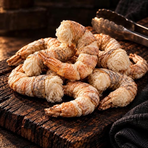 Tôm sau khi ngâm nước ấm phục hồi độ tươi ngon như ban đầu